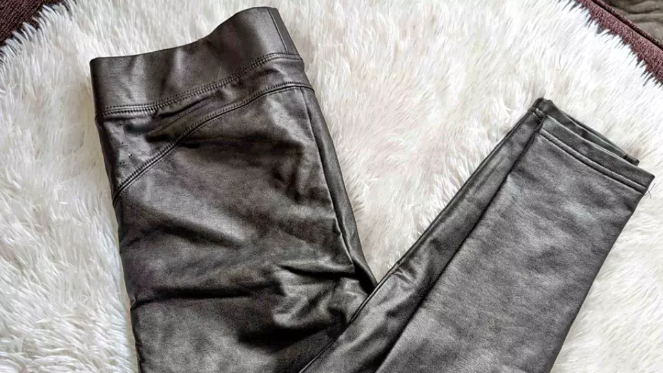 wash leather leggings